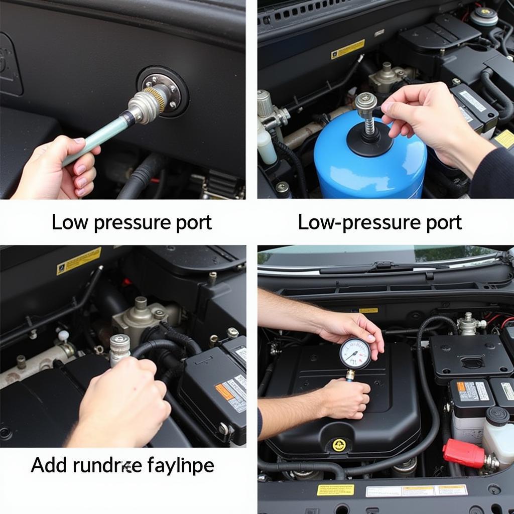 Recharging a Car AC System