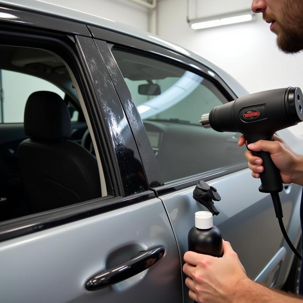 Removing Car Window Tint with a Heat Gun