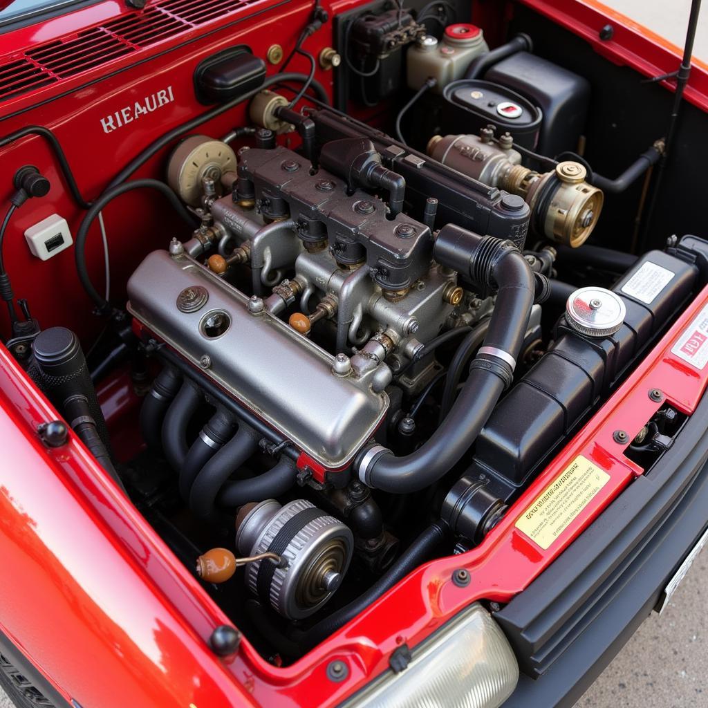 Renault Le Car Engine Bay