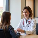 Doctor Examining Patient at Renown Urgent Care