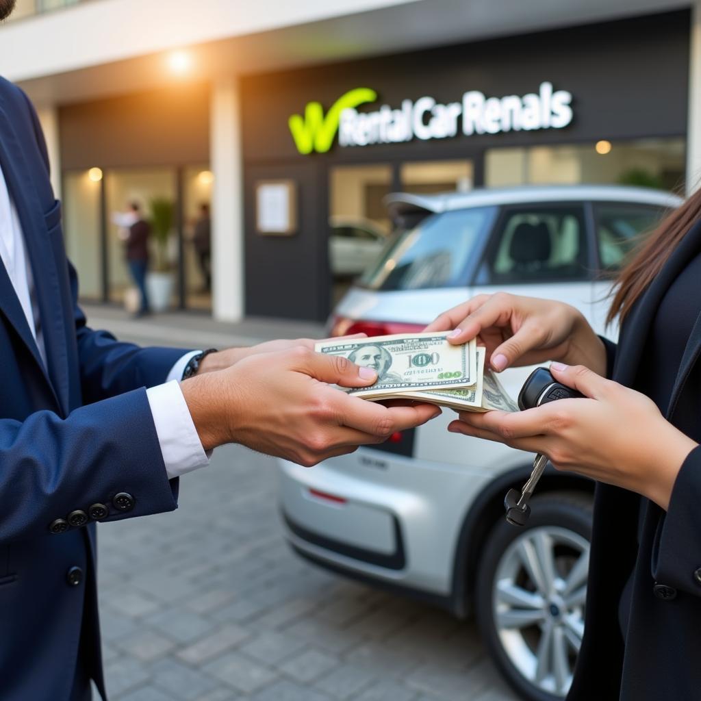 Renting a Car with Cash