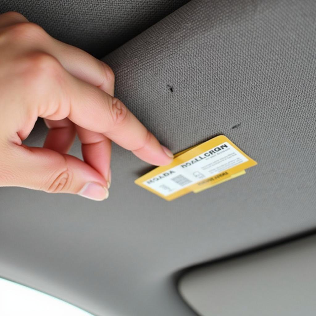 Repairing a Tear in a Car Headliner