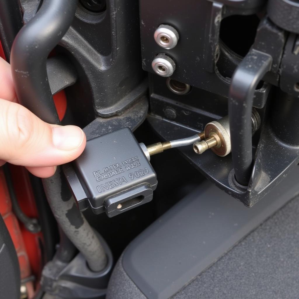 Replacing a Faulty Brake Light Switch on a Mercedes W203