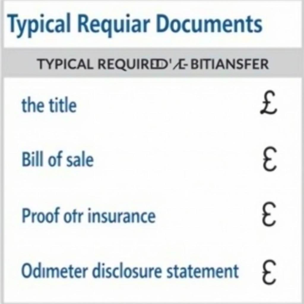 Essential Documents for a Smooth Car Title Transfer