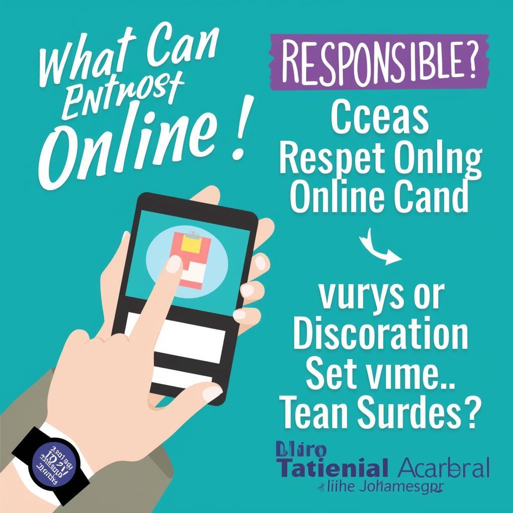 Responsible Online Behavior Campaign