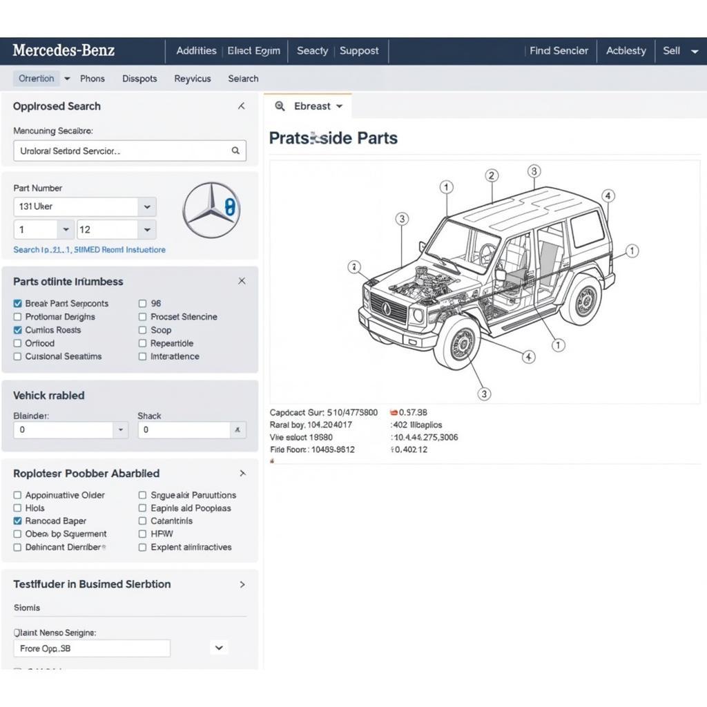 Mercedes-Benz EPC Interface