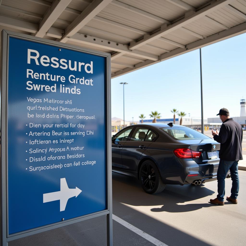 Returning a Rental Car at Las Vegas Airport