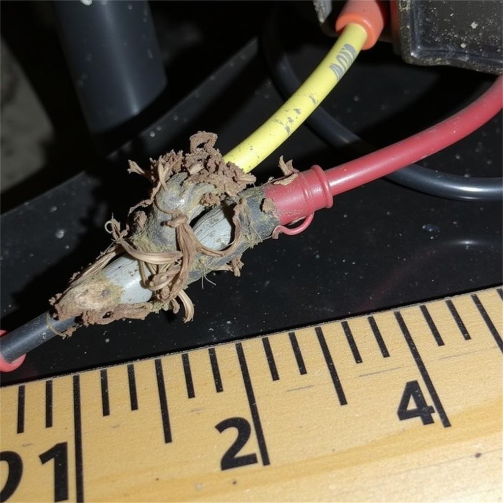 Rodent Damage to Car Wiring