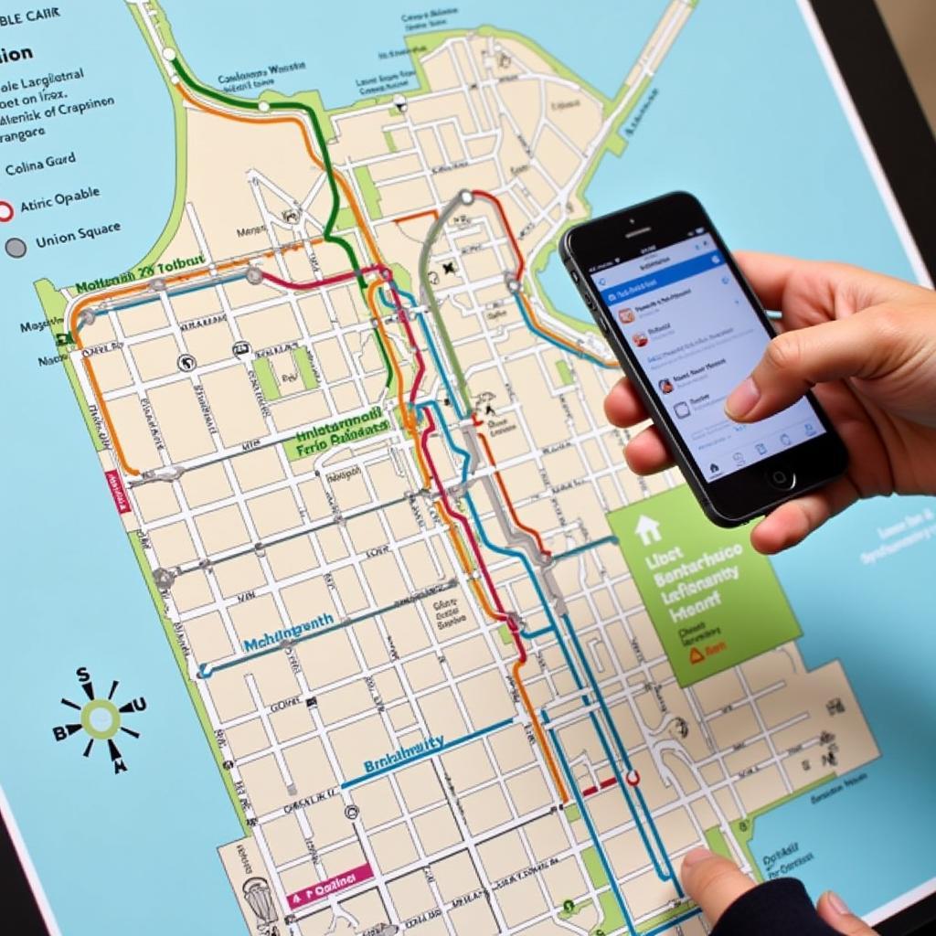 Navigating with the San Francisco Cable Car Map