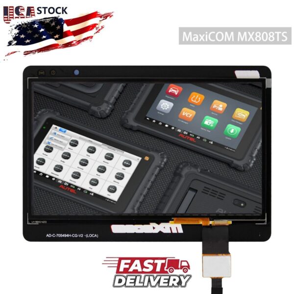 Scan Tool Touch Screen Panel Digitizer Glass For Autel MaxiPRO MP808TS MP808 USA