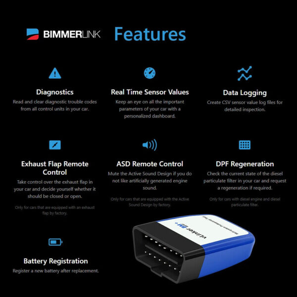 Scanner wifi Bluetooth 4.0 OBD2 OBD 2 Car Diagnostic Auto Scan Tool Bimmercode - Image 3