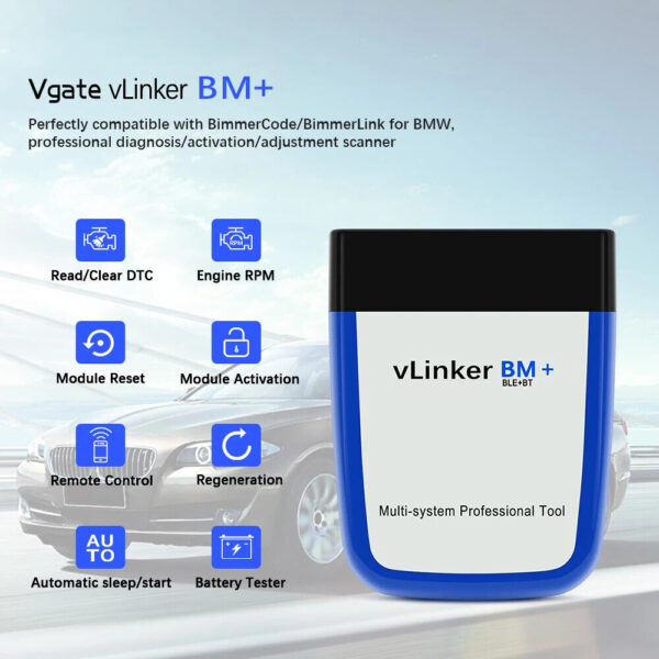 Scanner wifi Bluetooth 4.0 OBD2 OBD 2 Car Diagnostic Auto Scan Tool Bimmercode - Image 4