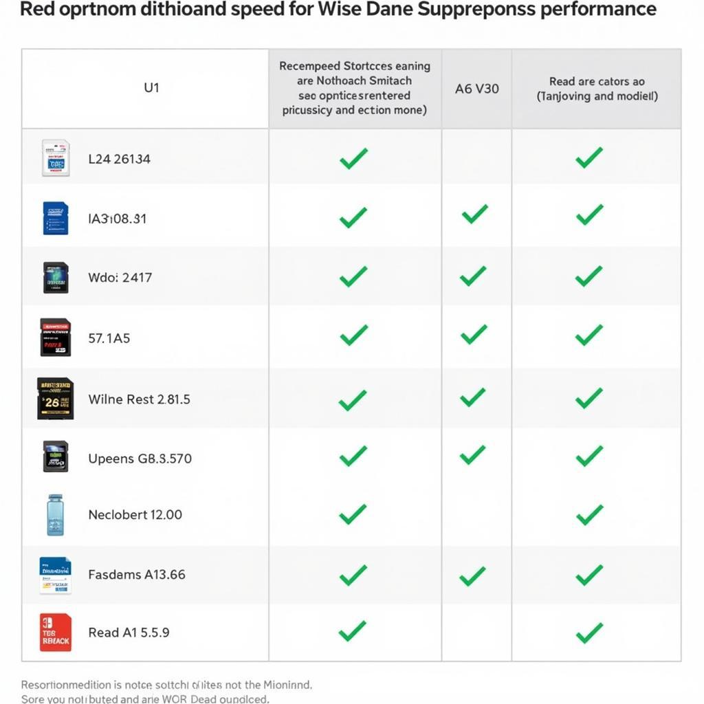 SD Card Speed Class Comparison for Nintendo Switch