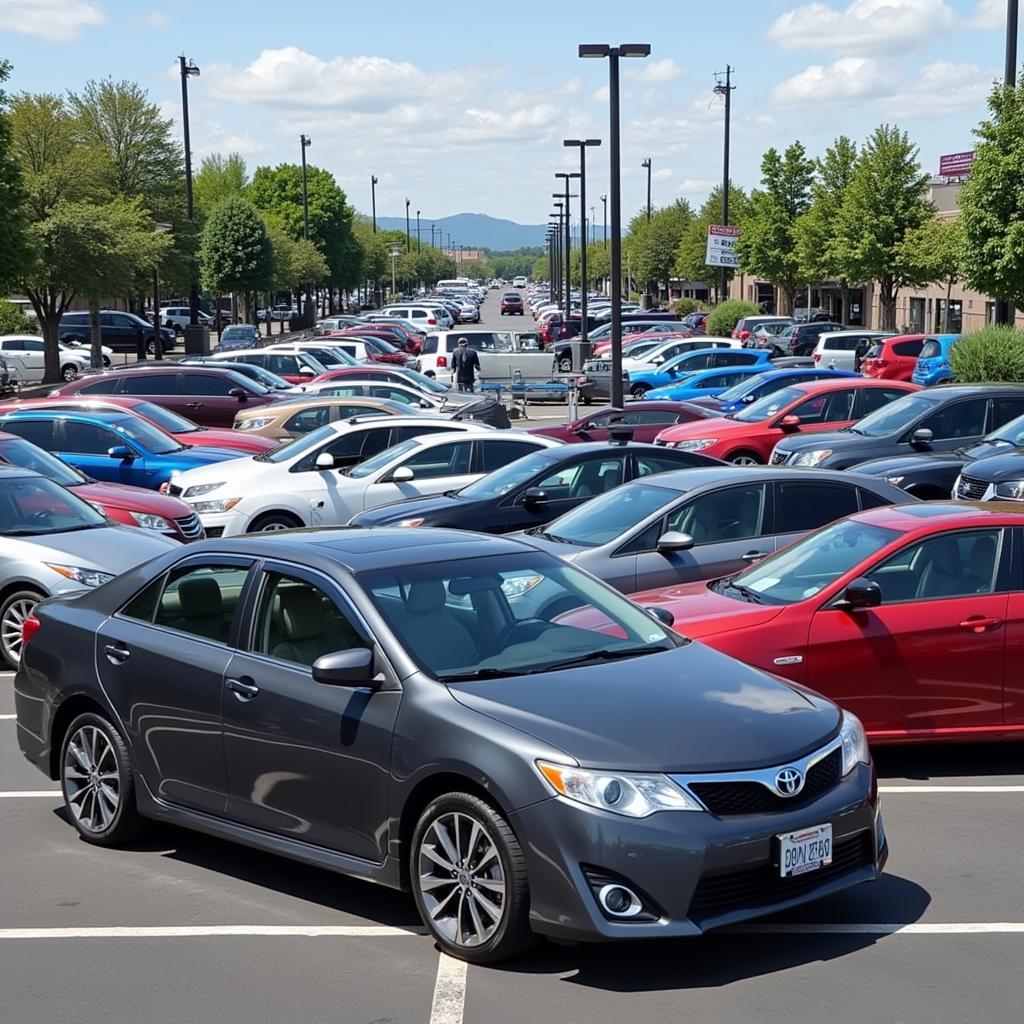 Second Hand Car Dealer Lot