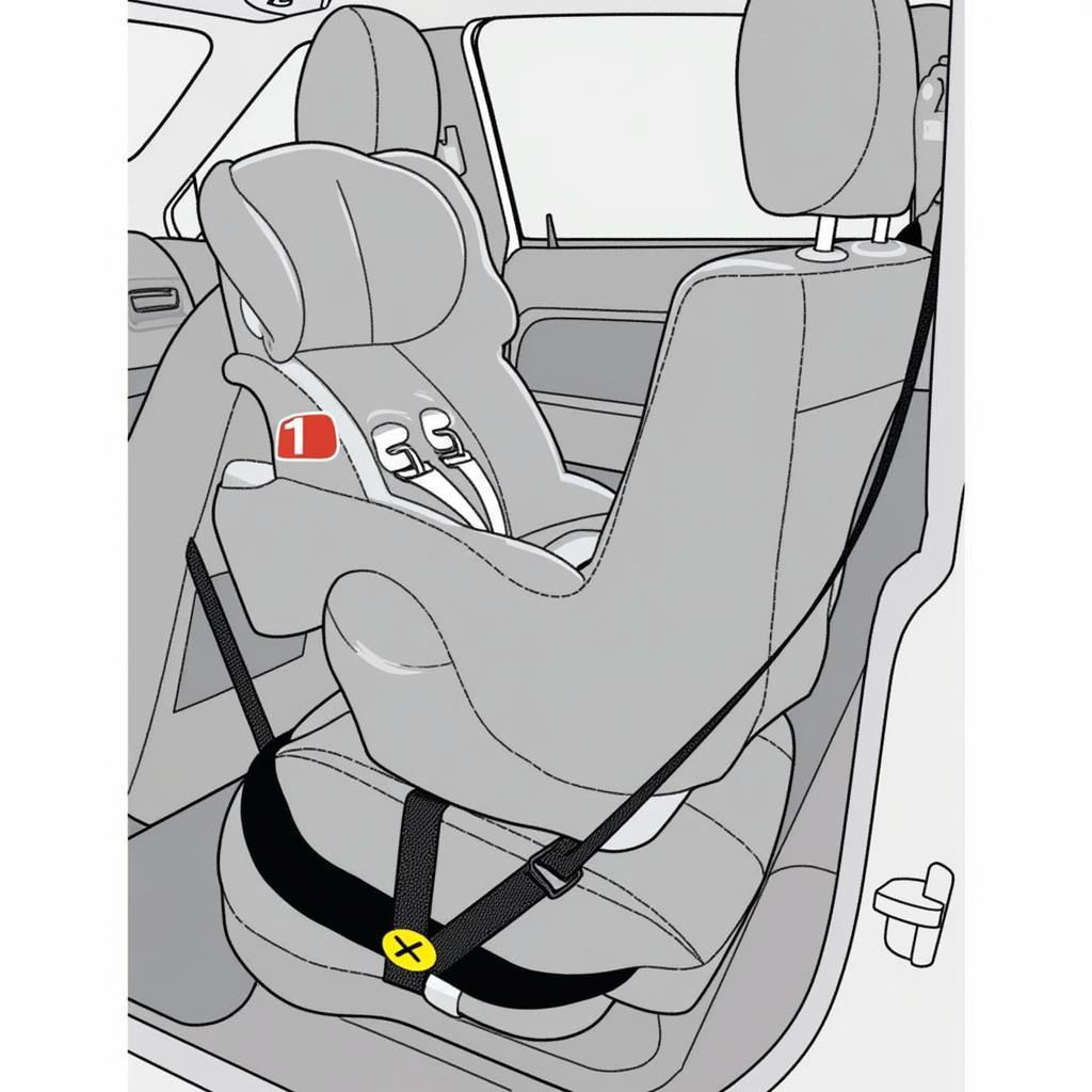 Securing a Car Seat using the LATCH System