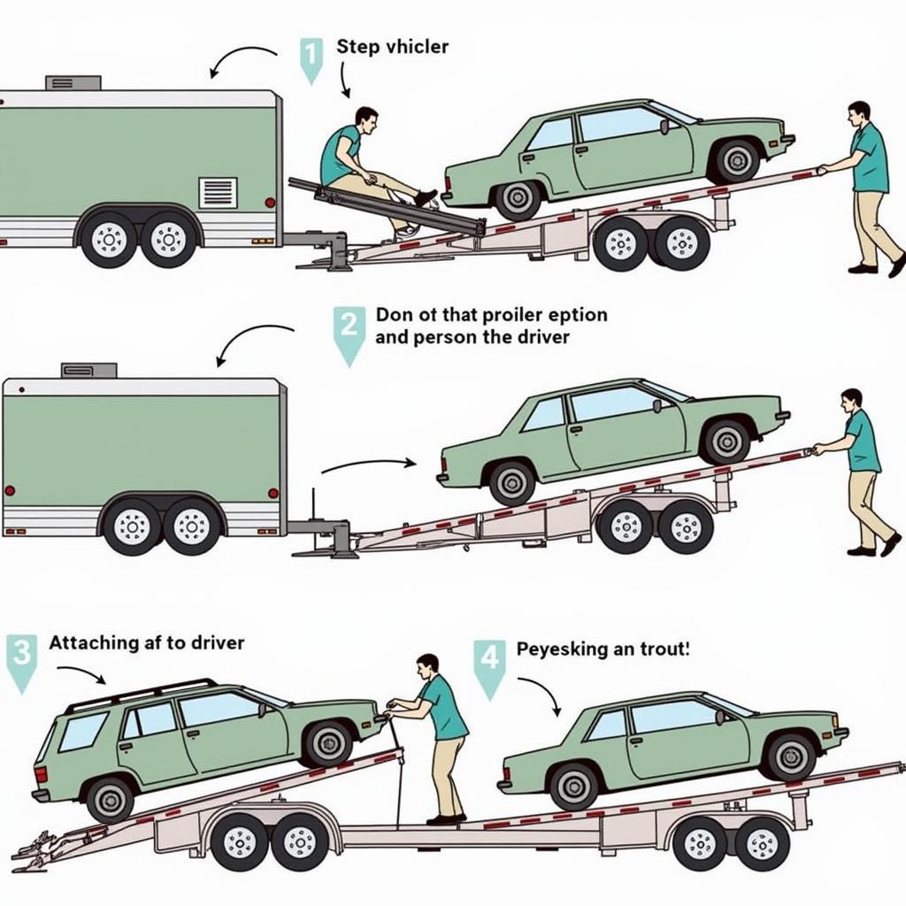 Securely Loading a Car onto a Car Hauler