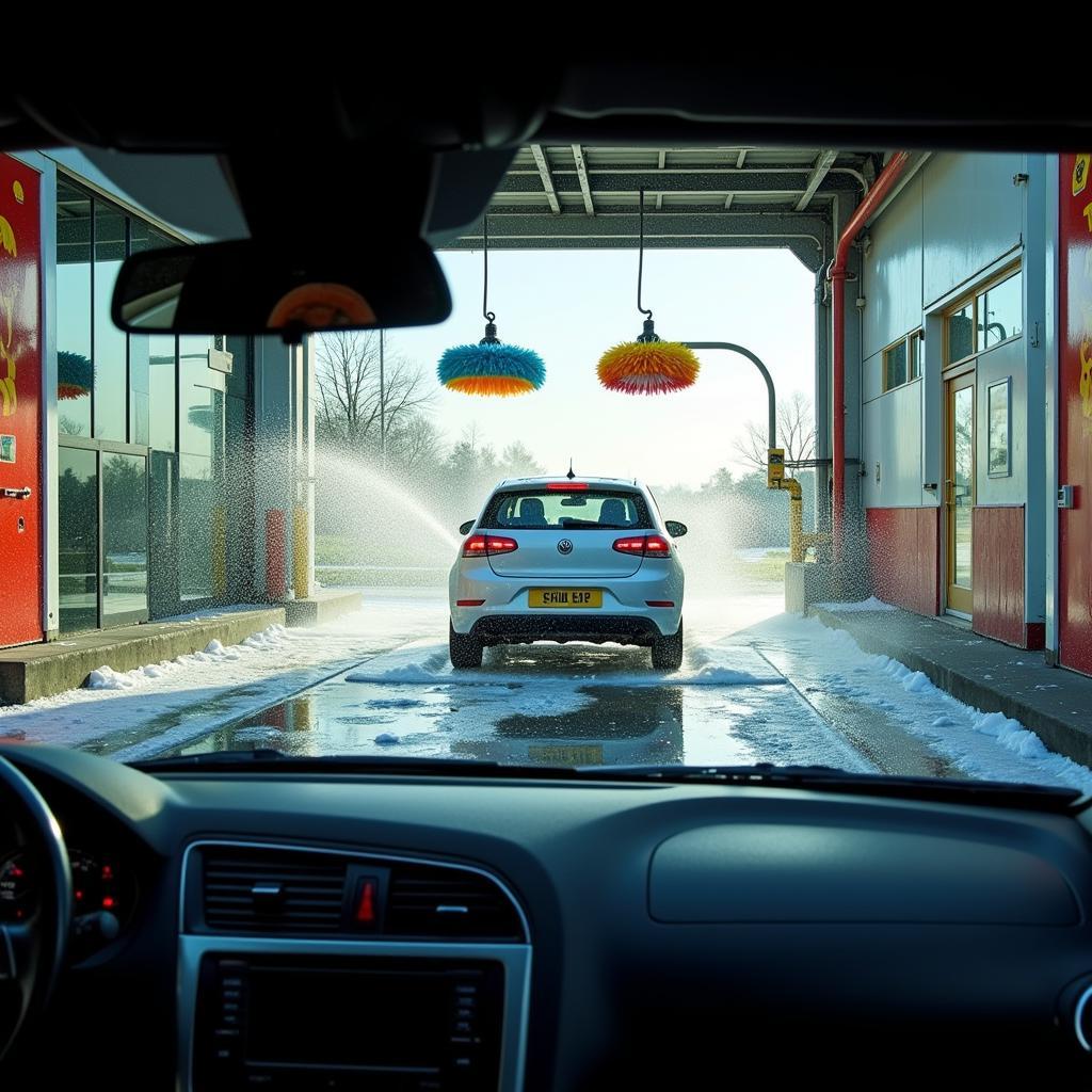 Shell Car Wash Interior View