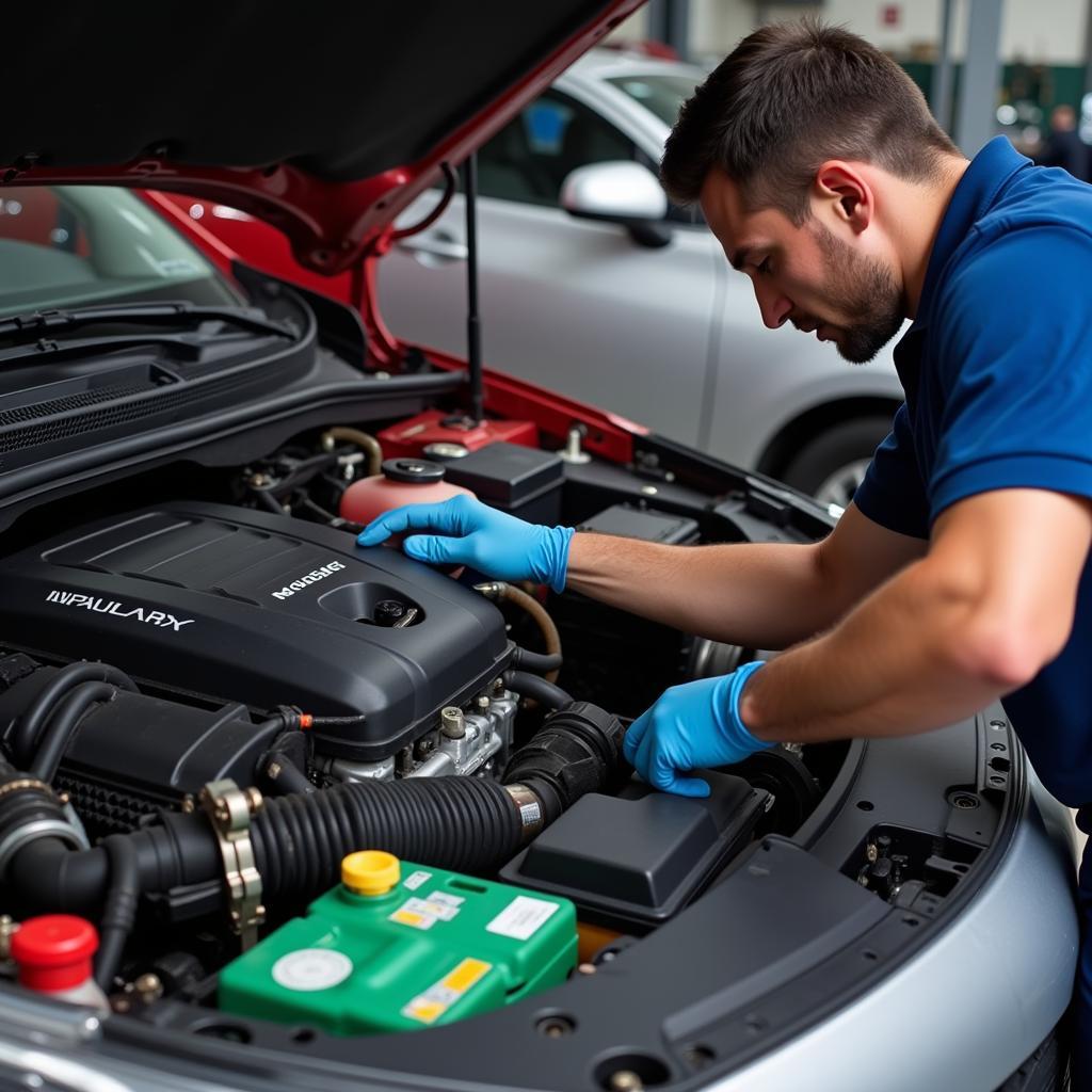 Small Car Maintenance Checkup