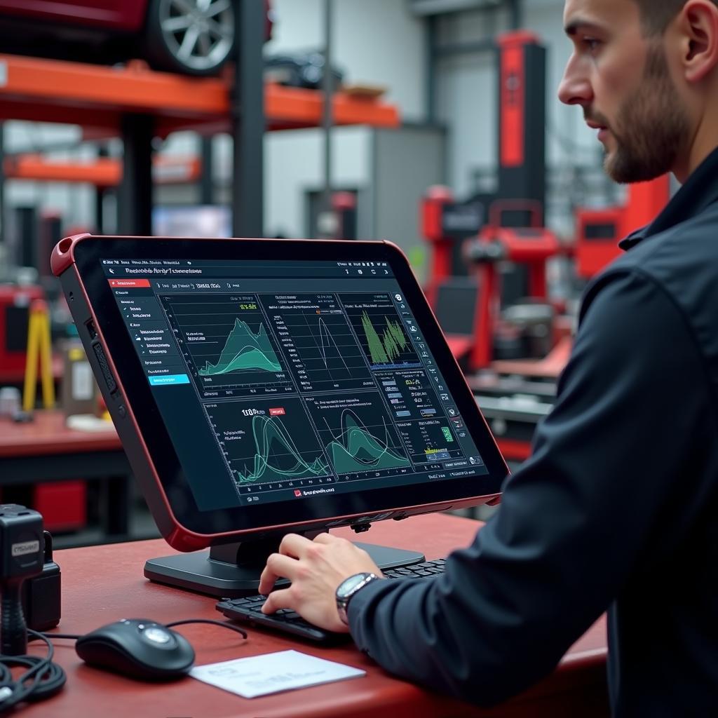 Snap-on ZEUS Diagnostic Platform in Use