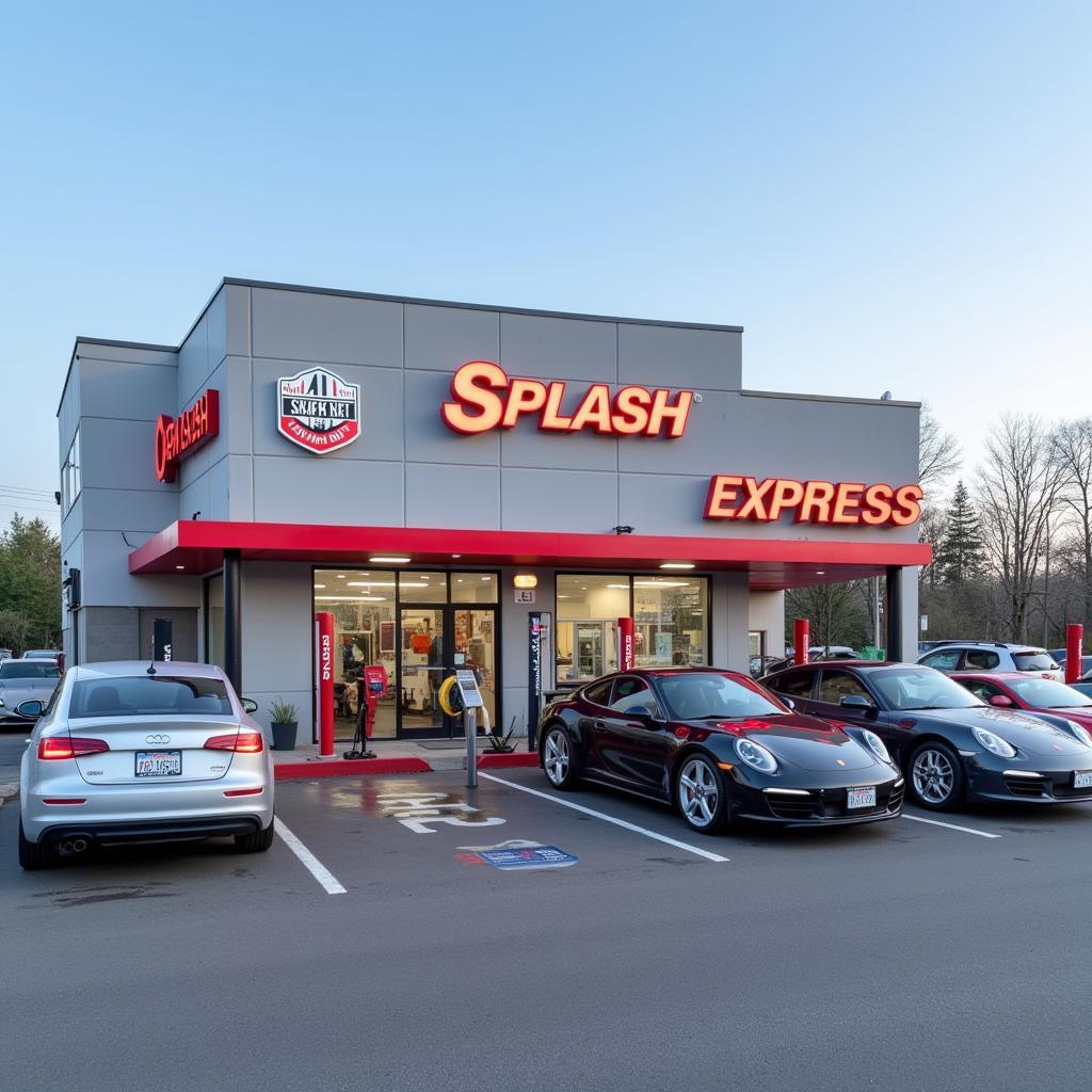 Modern Splash Car Wash Express Exterior