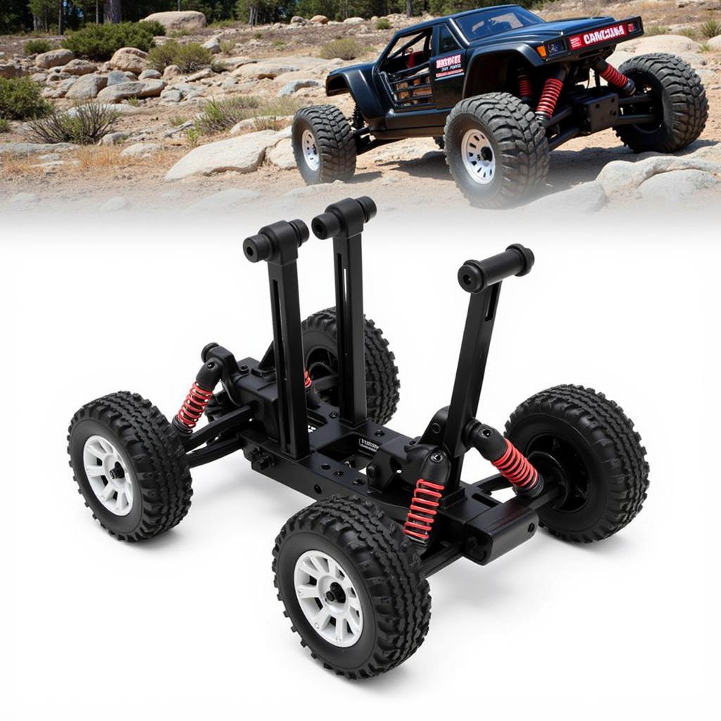 Heavy-Duty Steel RC Car Shock Towers for Bashing