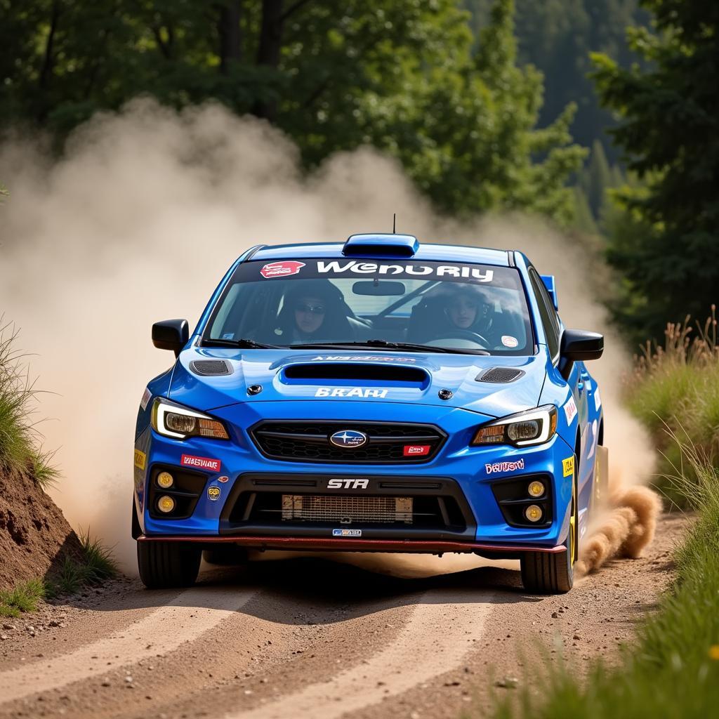 Subaru WRX STI Rally Racing