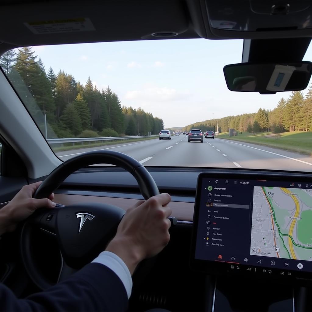 Tesla Autopilot Features in Action