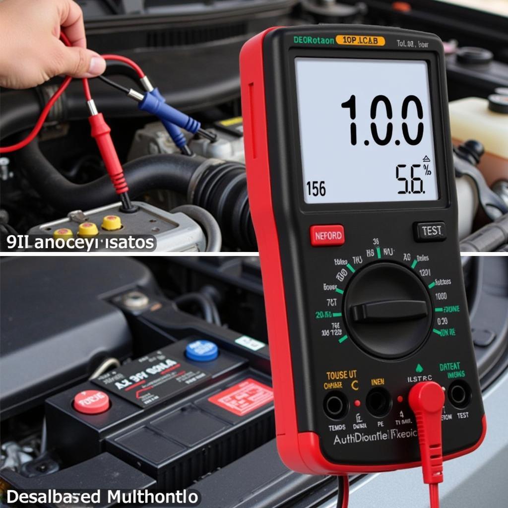 Testing Car Alternator using a Multimeter