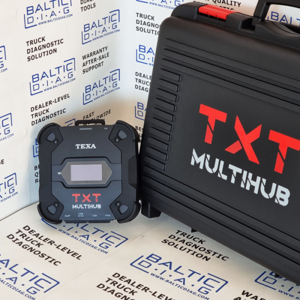 TEXA TRUCK DIAGNOSTICS TXT MULTIHUB SCANNER IDC5 WITH OBD2 CABLE AND LAPTOP - Image 3