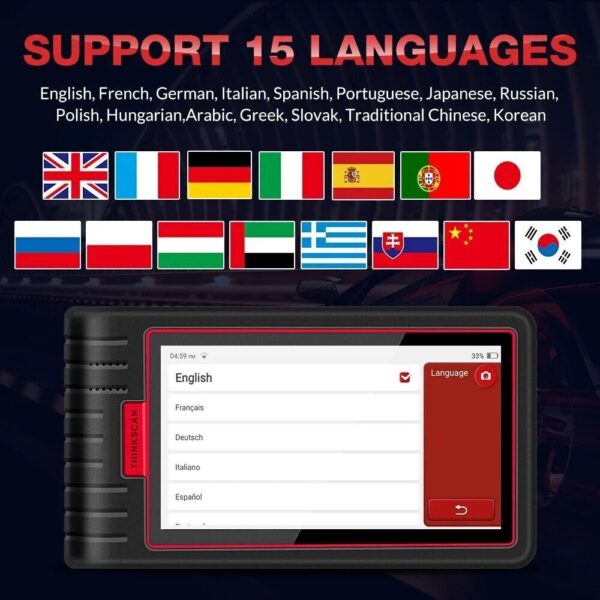 THINKCAR Max 2 Car Diagnostic Tool OBD2 Scanner Code Reader Free Lifetime Update - Image 3