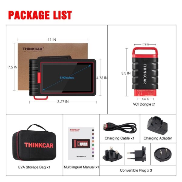 THINKCAR Max 2 Car Diagnostic Tool OBD2 Scanner Code Reader Free Lifetime Update - Image 6