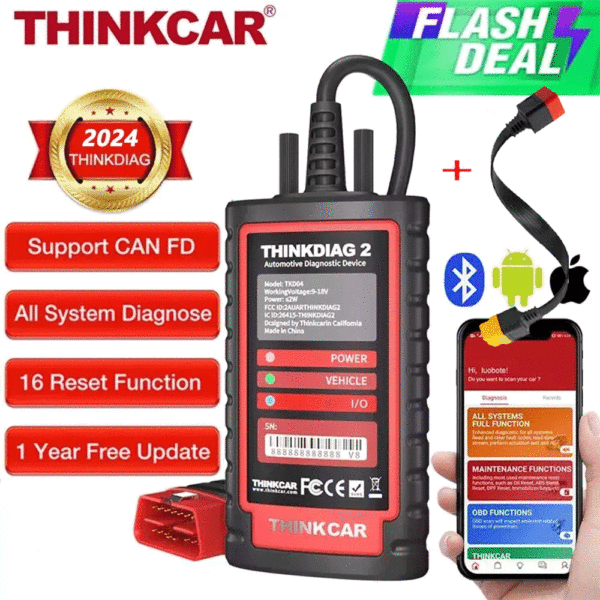 THINKCAR THINKDIAG 2 Bidirectional OBD2 Diagnostic Scanner Full Software free - Image 8