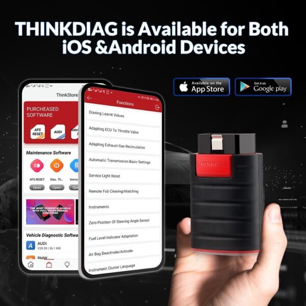 THINKCAR Thinkdiag New Version OBD2 Scanner Bluetooth All System Diagnostic Tool - Image 3