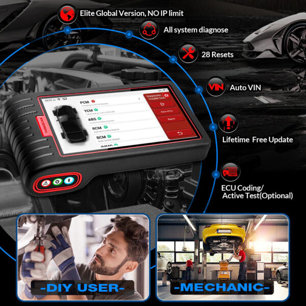 Thinkcar Thinkscan MAx Car OBD2 Scanner ALL System Diagnostic Reset Service Tool - Image 2