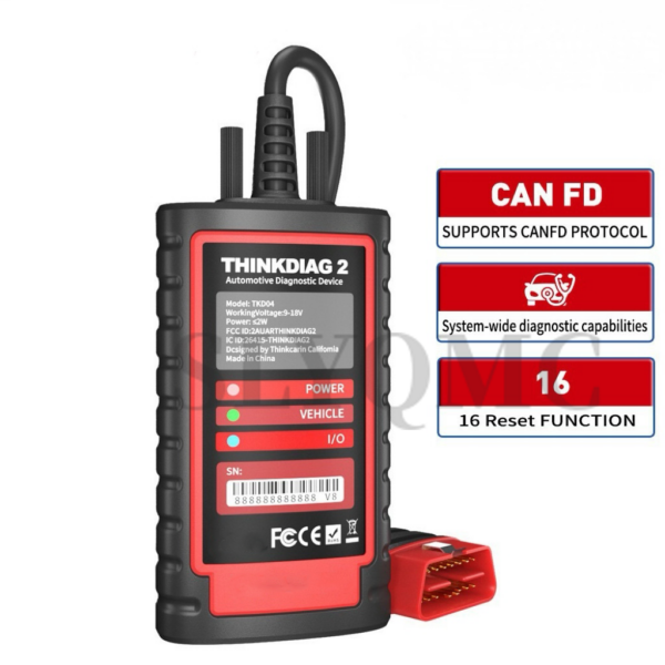 THINKDIAG 2 Bidirectional OBD2 Scanner All Free Diagnostic Tool Code Reader - Image 3