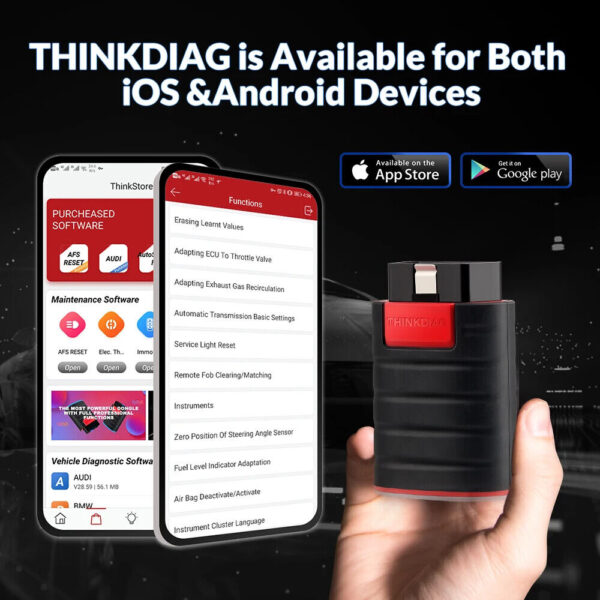 THINKDIAG Bidirectional OBD2 Scanner Diagnostic Tool 1Y Free Full Software+cable - Image 4