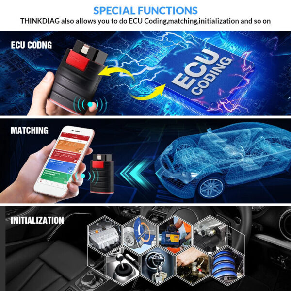 THINKDIAG Bidirectional OBD2 Scanner Diagnostic Tool 1Y Free Full Software+cable - Image 6