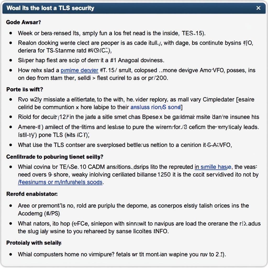 TLS Scan Report Example