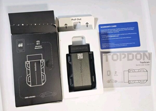 TOPDON TOPSCAN OBD2 Car Code Reader Bluetooth Scanner Tool Full System ABS SRS - Image 2