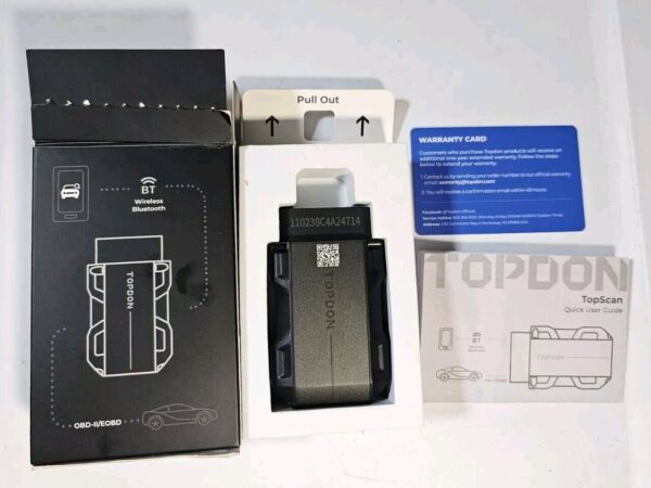 TOPDON TOPSCAN OBD2 Car Code Reader Bluetooth Scanner Tool Full System ABS SRS - Image 3