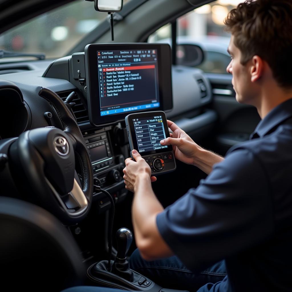 Toyota Venza Diagnostic Scan with a Dealer Scanner