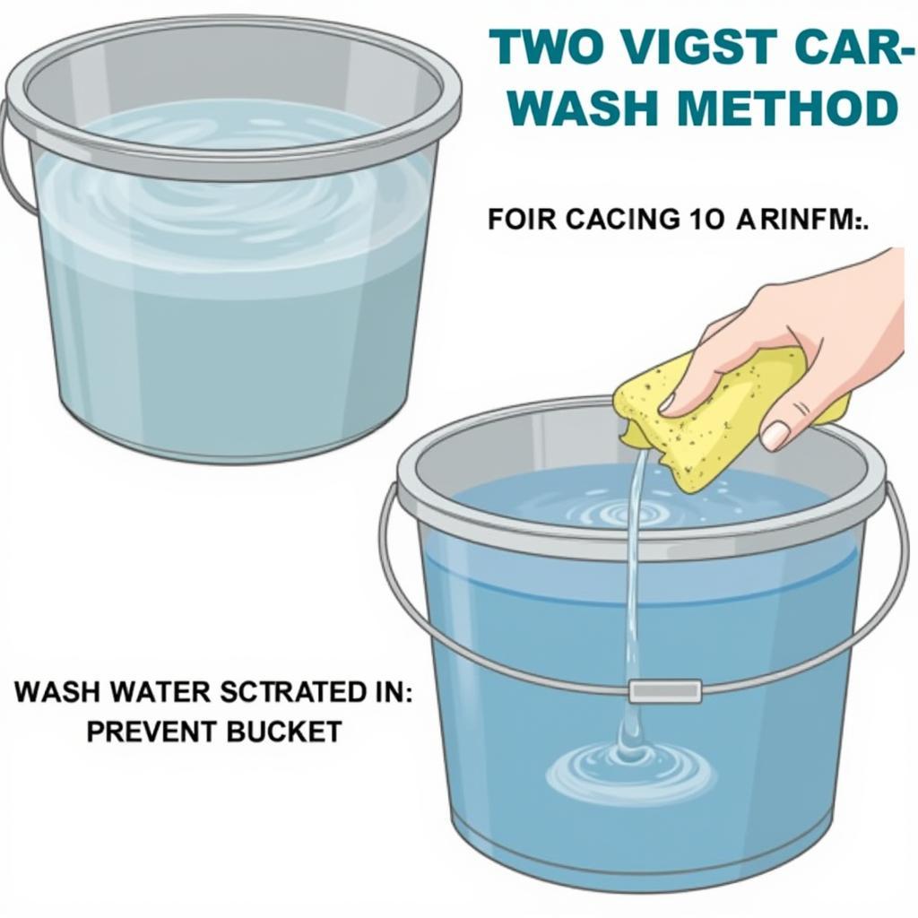 The Two-Bucket Car Wash Method