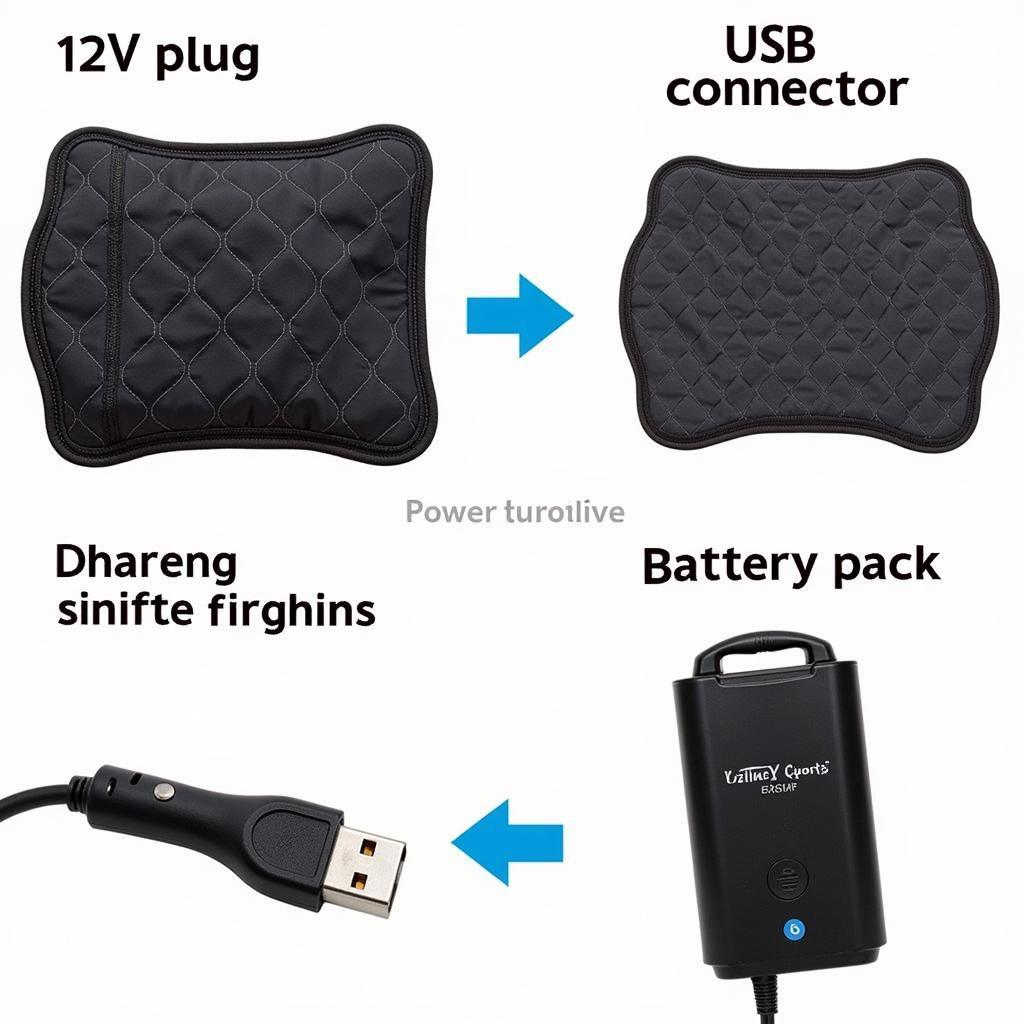 Different Types of Heating Back Pads for Cars: 12V, USB, and Battery Powered