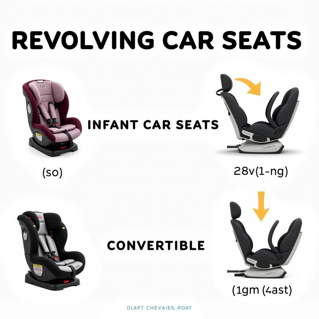 Different Types of Revolving Car Seats for Various Age Groups