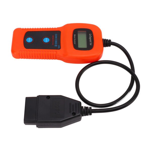 U480 Car OBD2 Diagnostic Scanner LCD Display 10-12V DC Motor Code Reader Tool- - Image 3