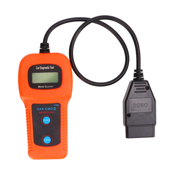 U480 Car OBD2 Diagnostic Scanner LCD Display 10-12V DC Motor Code Reader Tool- - Image 4