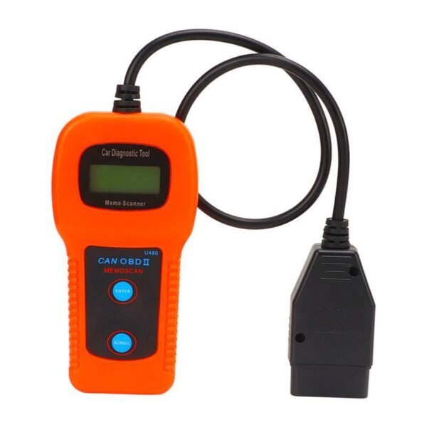 U480 OBD2 Diagnostic Scanner LCD Display Engine Code Reader 10 to 12V Tool - Image 5