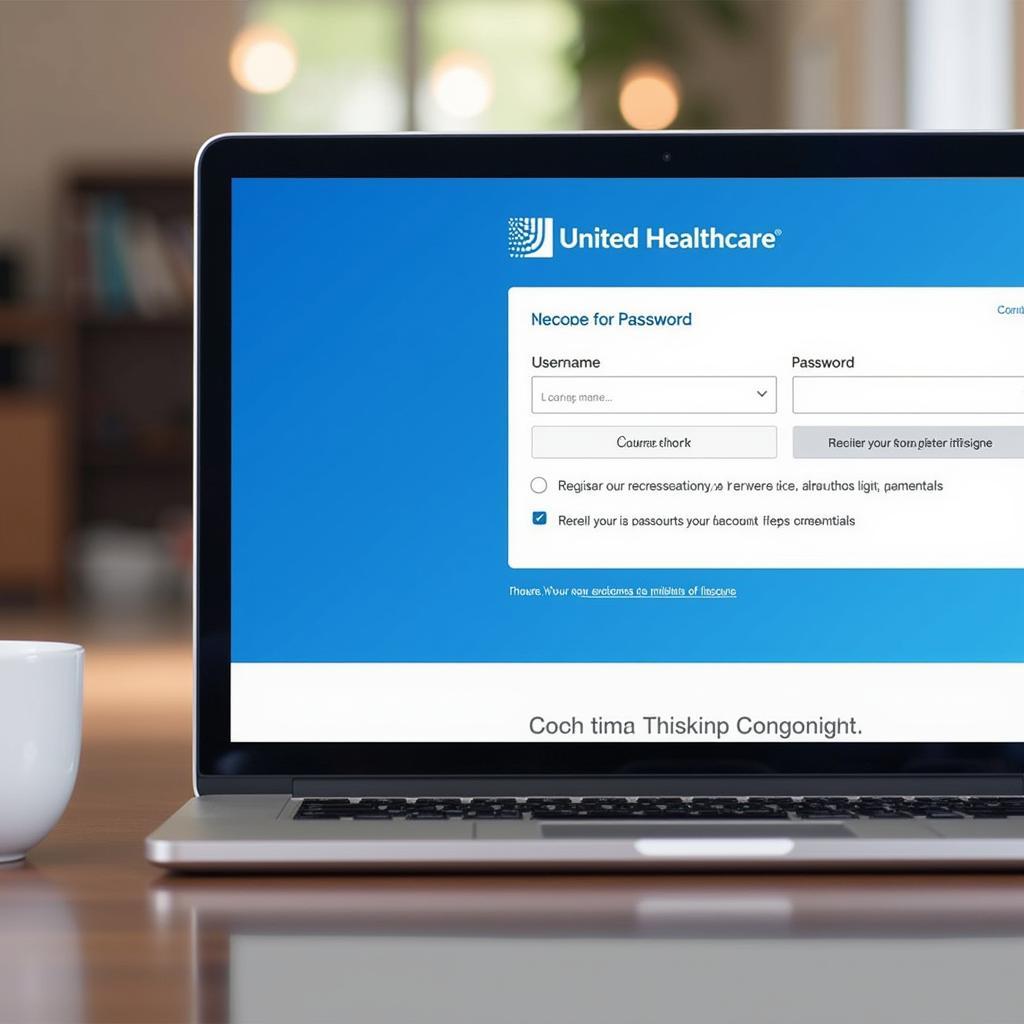 United Healthcare Portal Login Screen