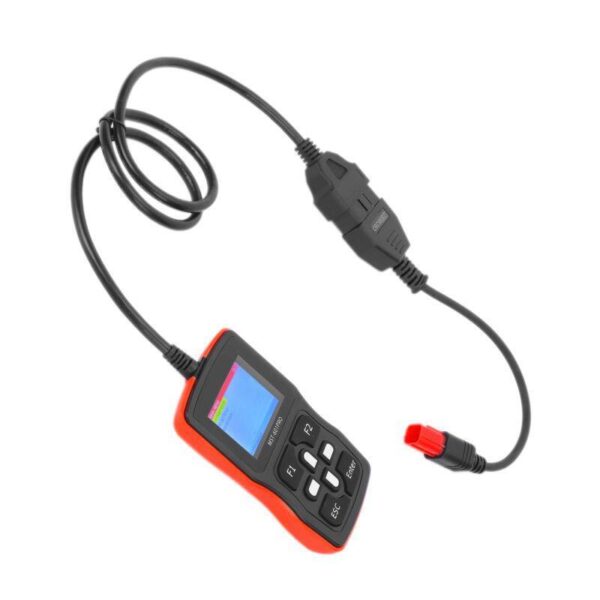 Universal Motorcycle Diagnostic Scanner Tool 2.4in LCD Display Automotive OBD2 - Image 4