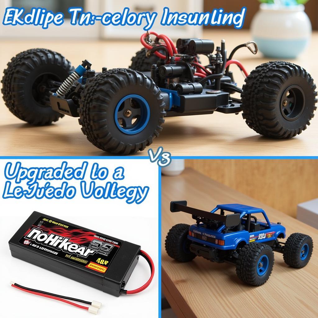 Upgraded RC Car with 3S Battery